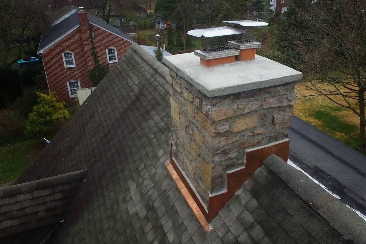 chimney pointing and crown repair Wayne Pa